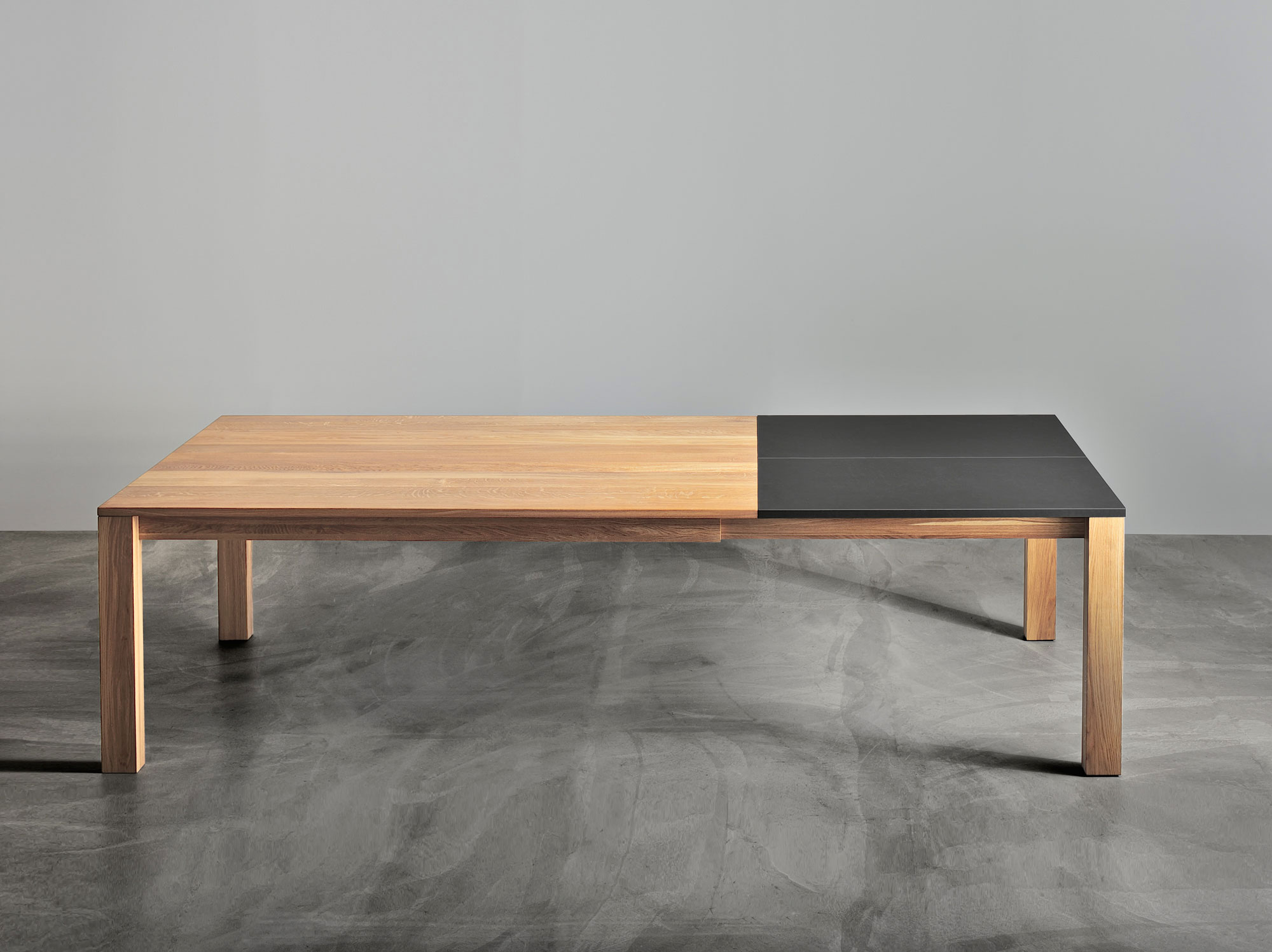 Butterfly Wood Table VARIUS BUTTERFLY charcoal custom made in solid wood by vitamin design