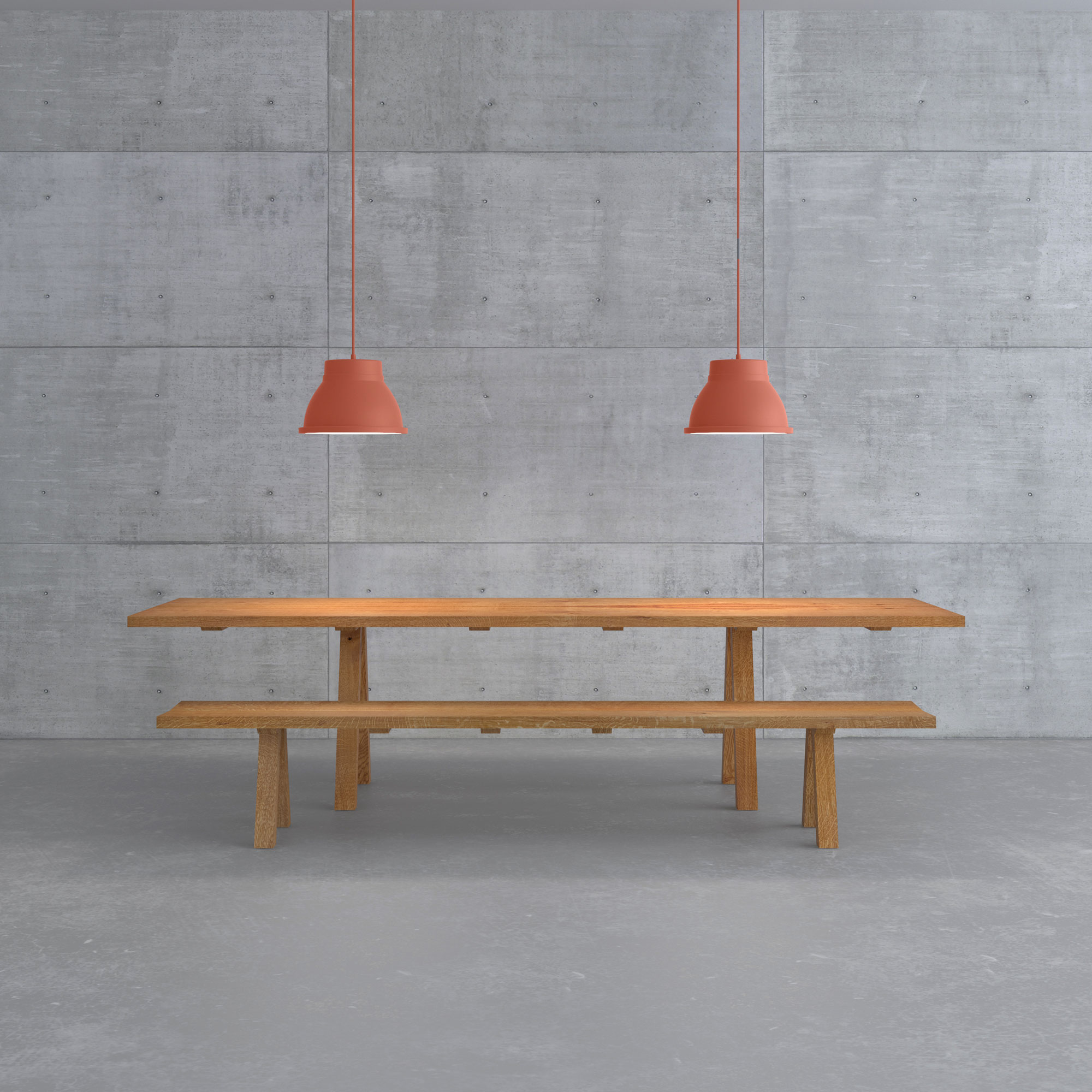 Wooden Designer Bench PAPILIO SIMPLE pk custom made in solid wood by vitamin design