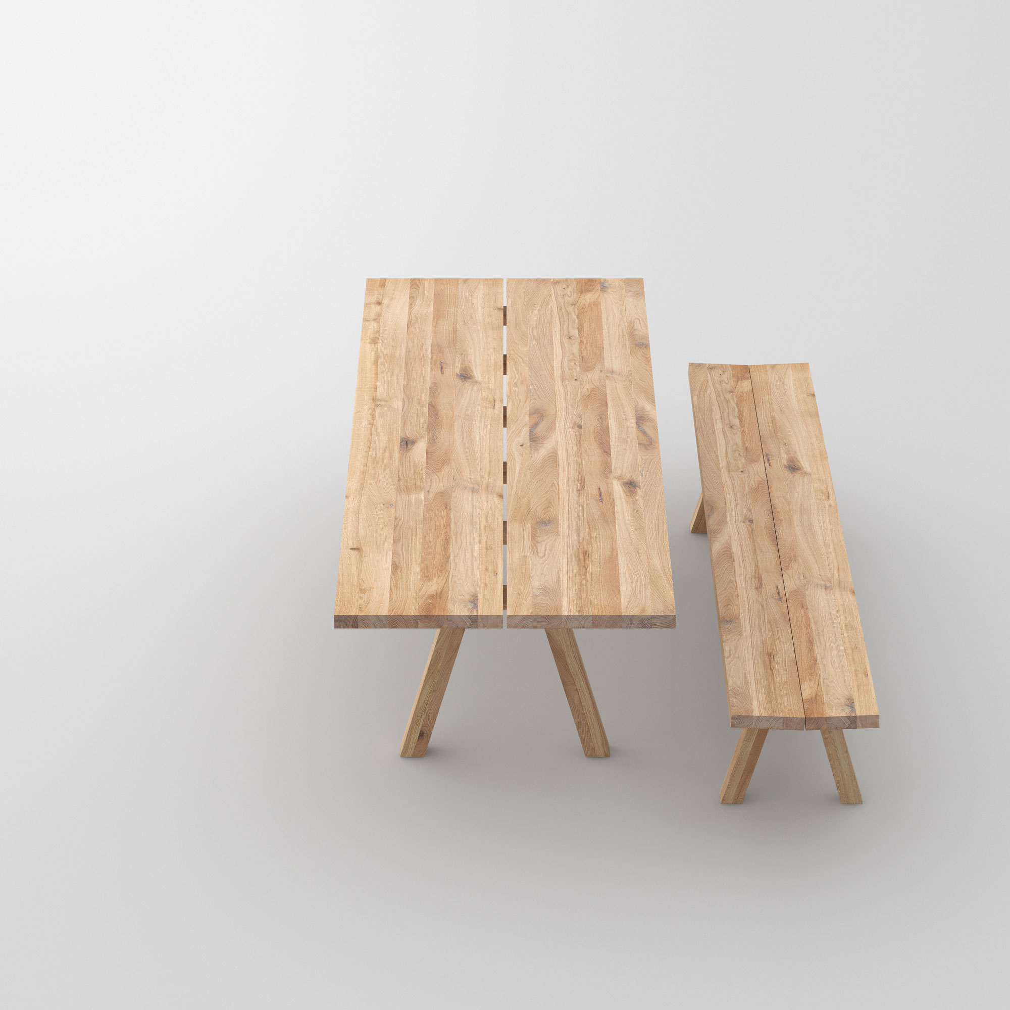 Tree Trunk Bench PAPILIO BASIC cam4 custom made in solid wood by vitamin design