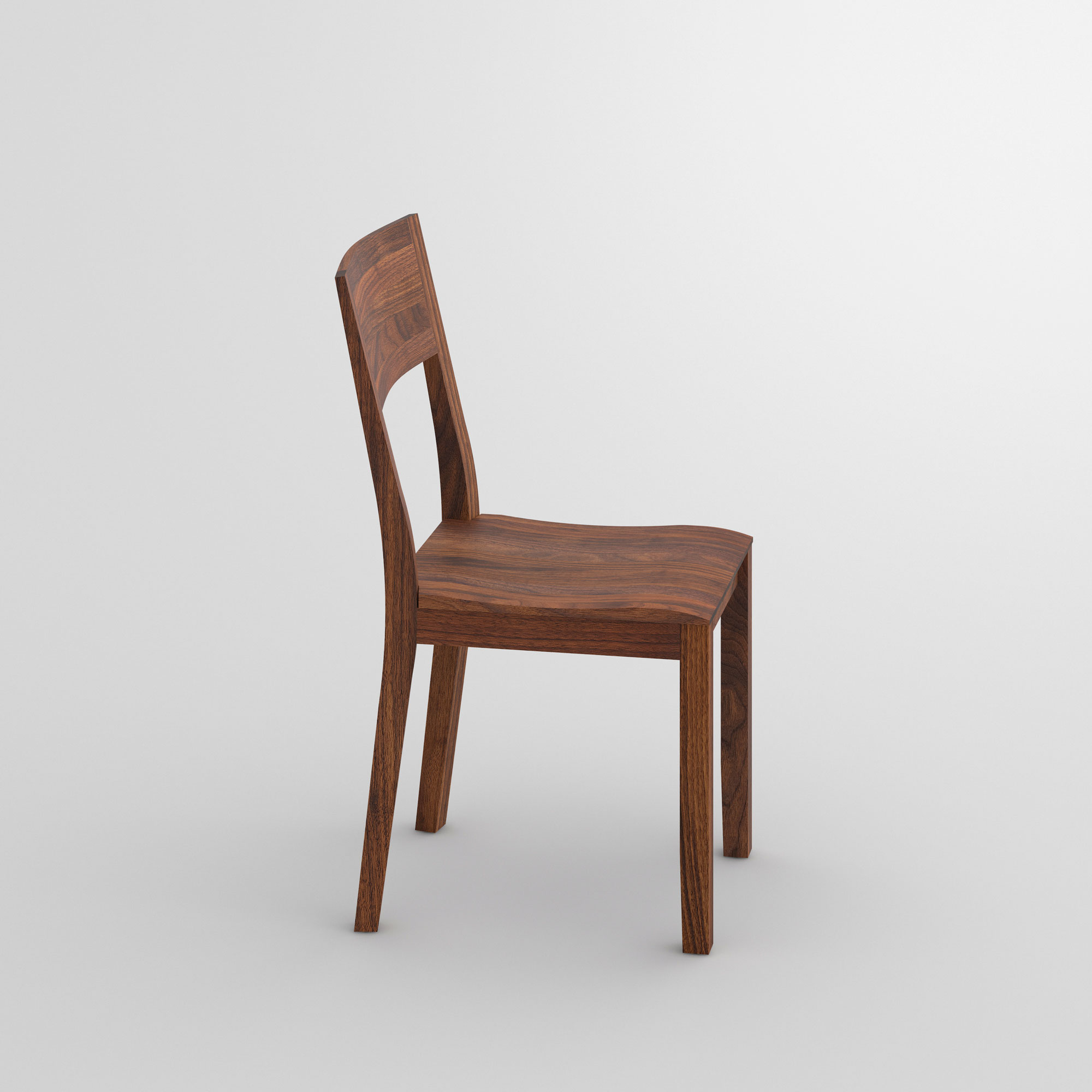 Dining Room Wooden Chair NOMI cam4 custom made in solid wood by vitamin design