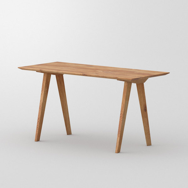 Officetisch CITIUS OFFICE cam1 Maßgefertigt aus 無垢節ありオーク材、オイル仕上げ von vitamin design